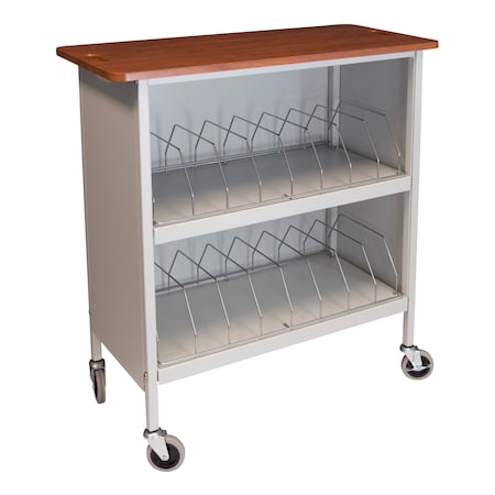 Omnimed Chart Racks Open Style Holds 16 Binders up to 3.5"W (42"HX40"LX18"D) 264214